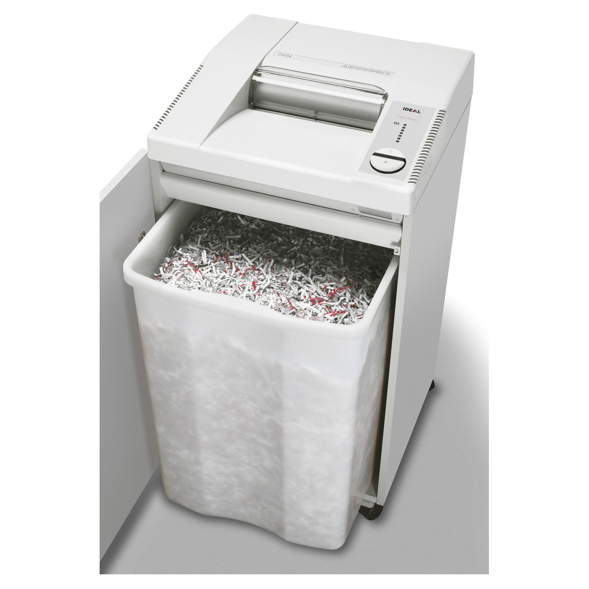 Réceptacle sorti du meuble du destructeur IDEAL 2604 MC/O 0,8 x 12 mm avec huileur