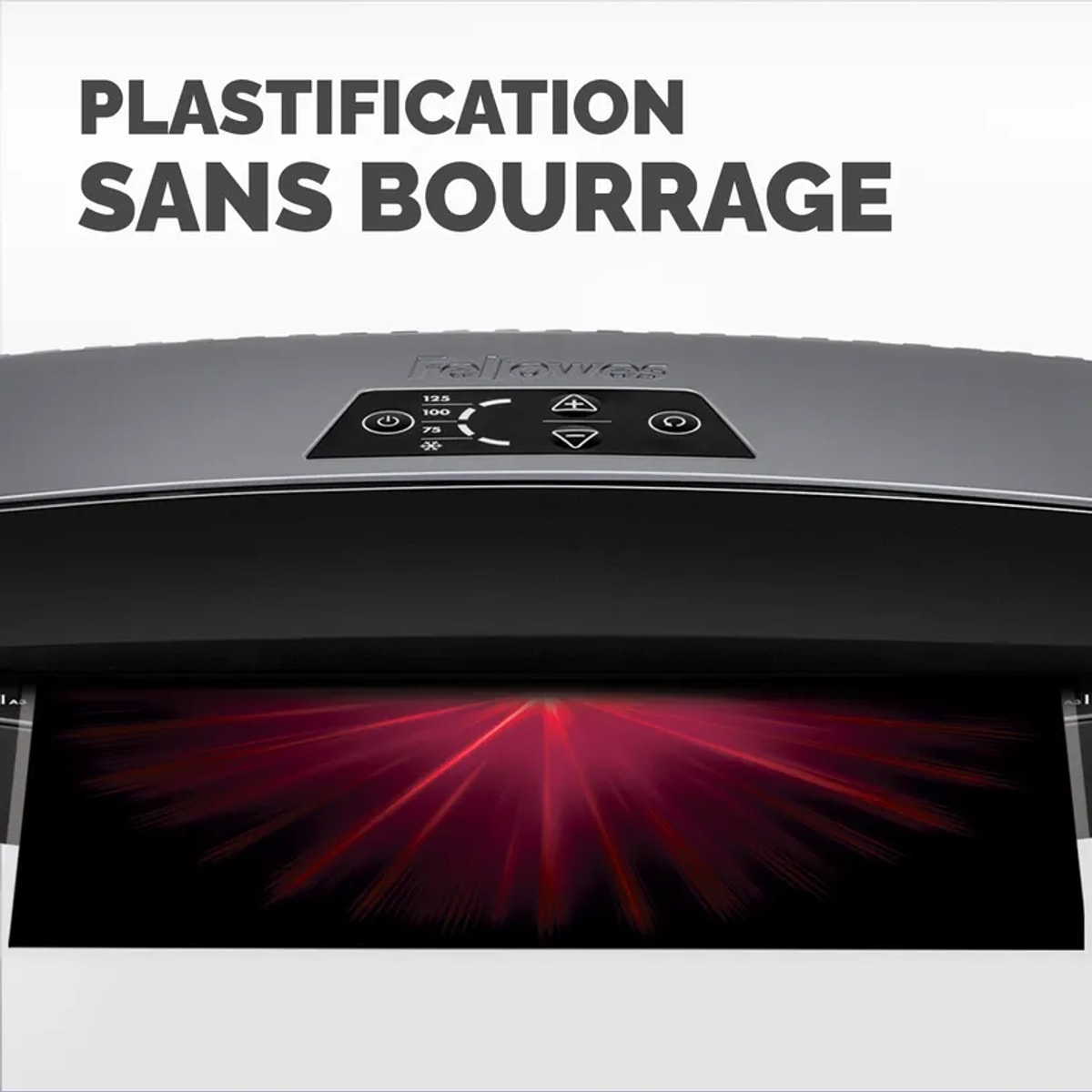 La fente d'introduction de la plastifieuse FELLOWES Calibre A3