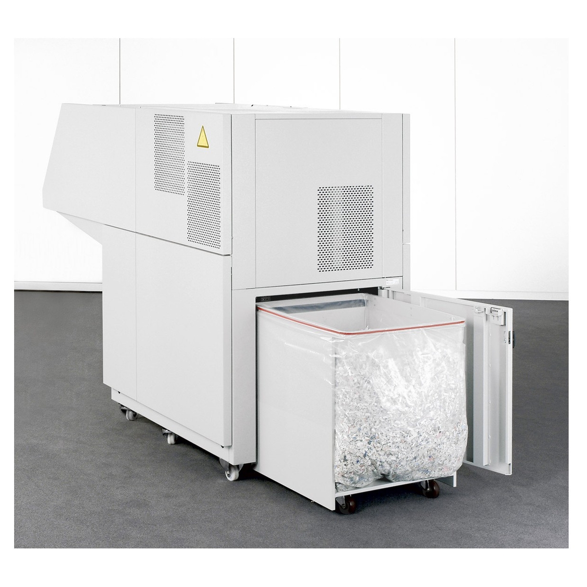 Chariot de déchets sorti du destructeur IDEAL 5009-2 CC 8 x 40-80 mm