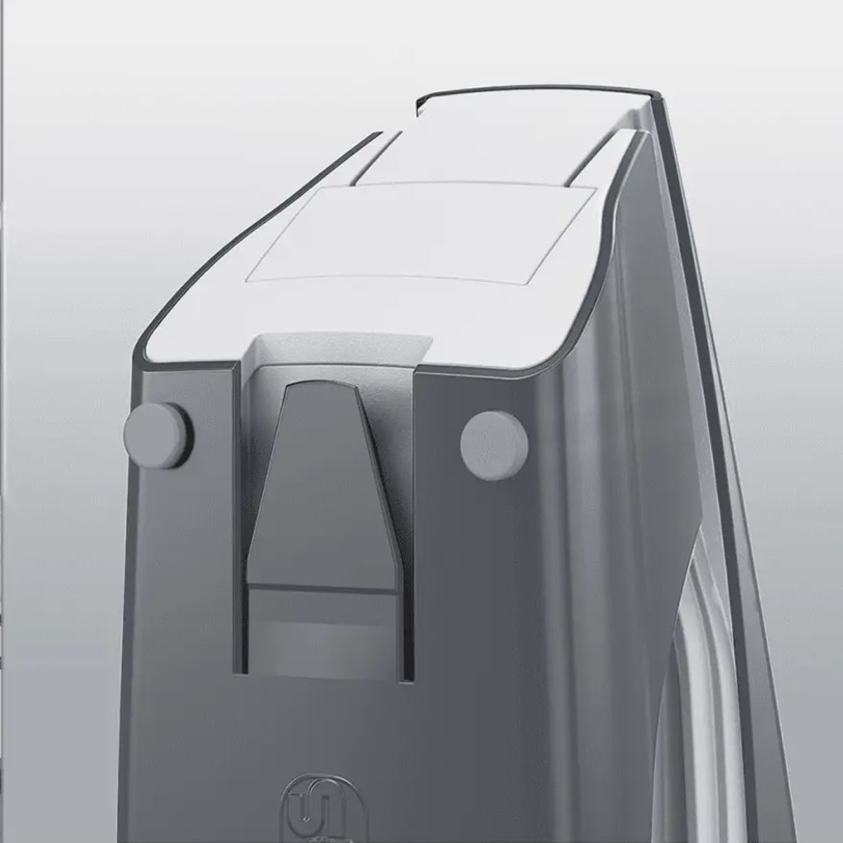 Ôte-agrafes intégré à l'arrière de l'agrafeuse de bureau LEITZ NeXXt WOW 5502 jaune.