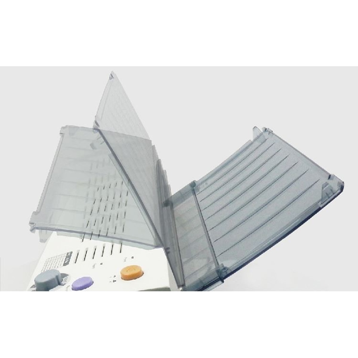 Le plateau repliable de la plastifieuse DSB 330-ARP