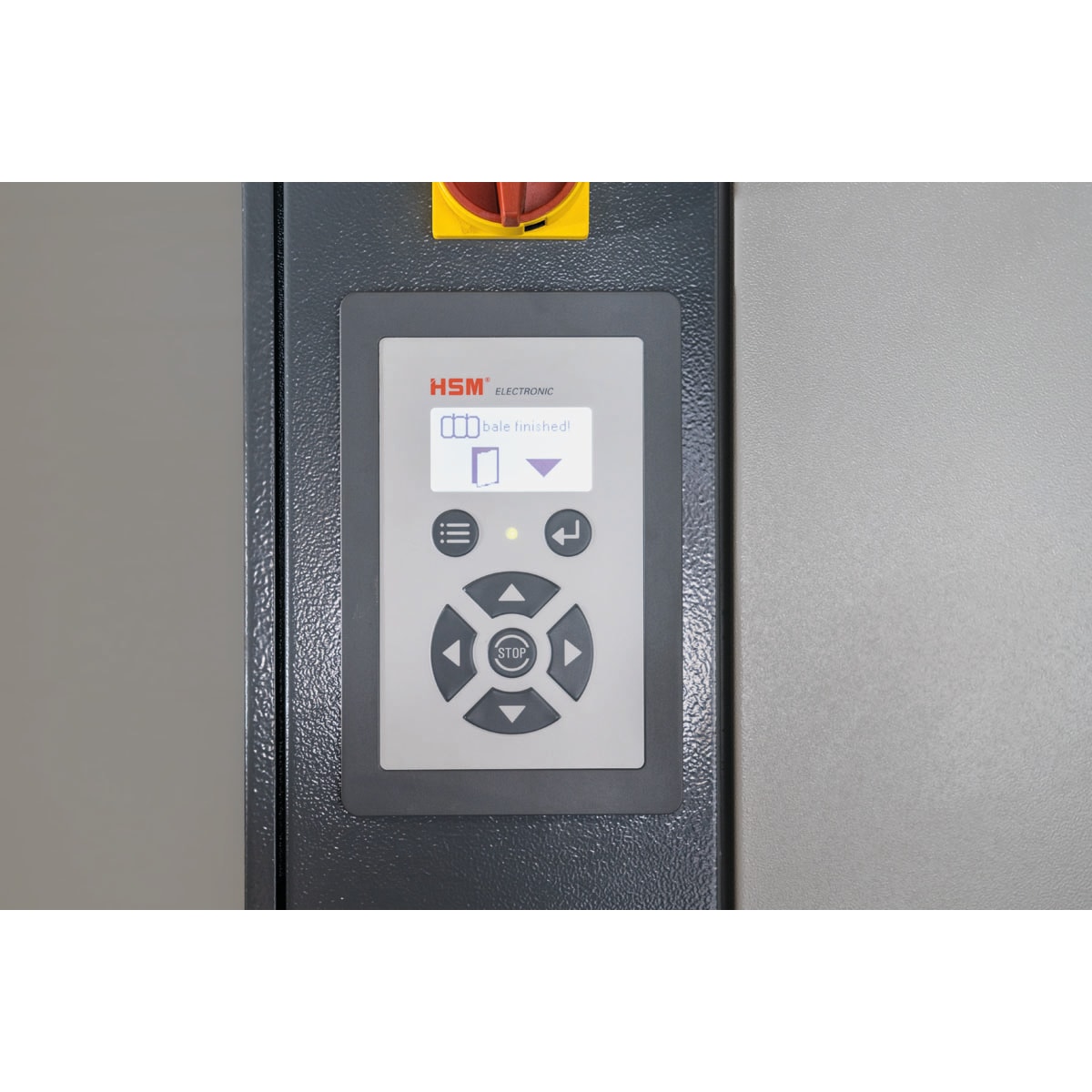 Pupitre de commande de la presse de la combinaison HSM Powerline SP 4040 V