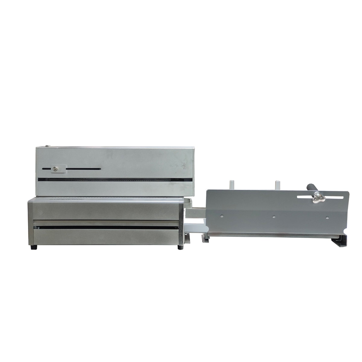 Le perforateur FALCON K SP360 et son bac de sortie