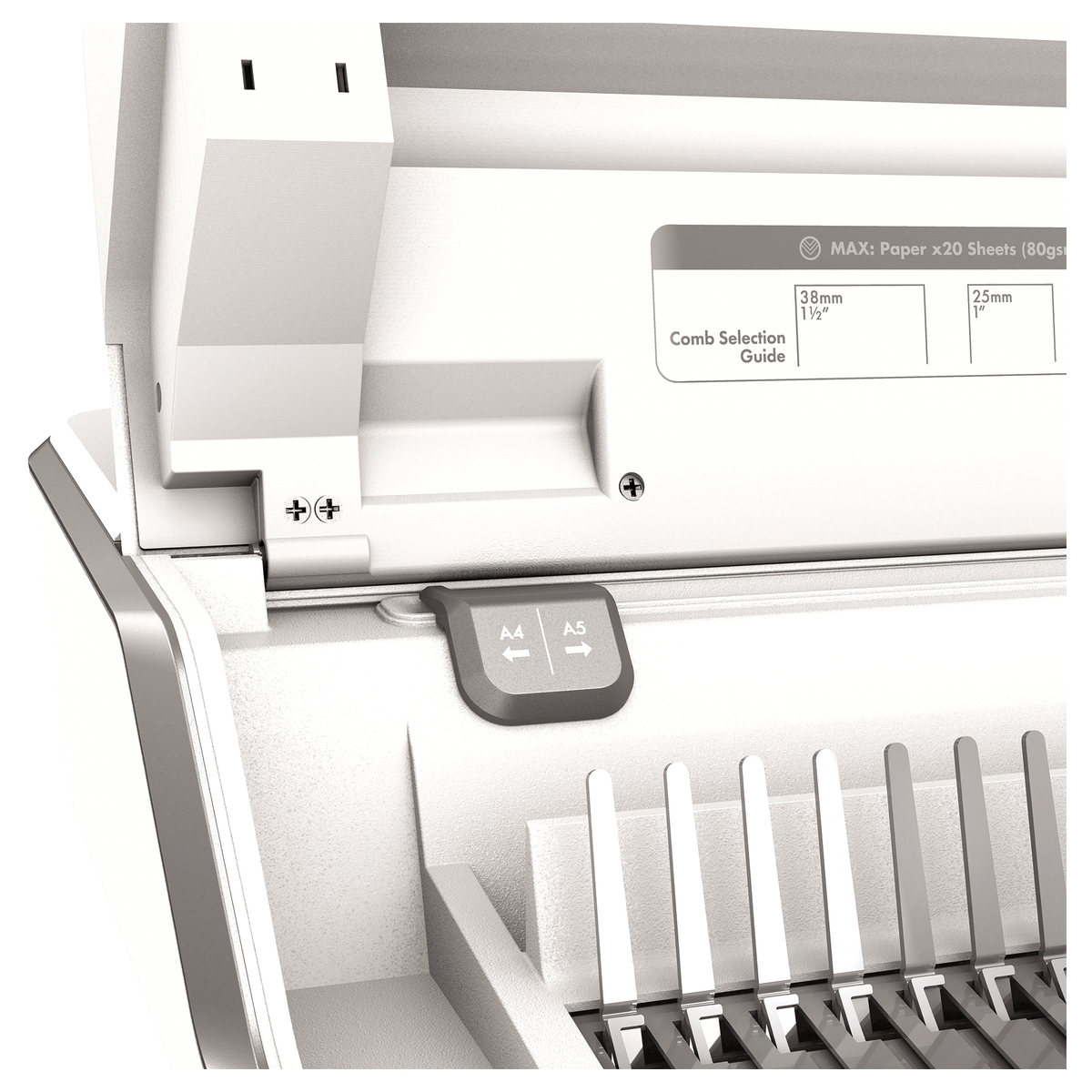 Le guide de mesure des documents FELLOWES Lyra 3-en-1