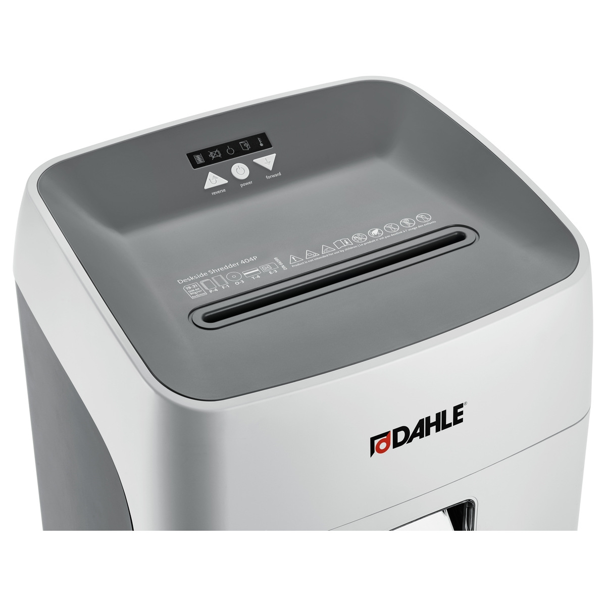 Panneau de commande du destructeur DAHLE Deskside 404P