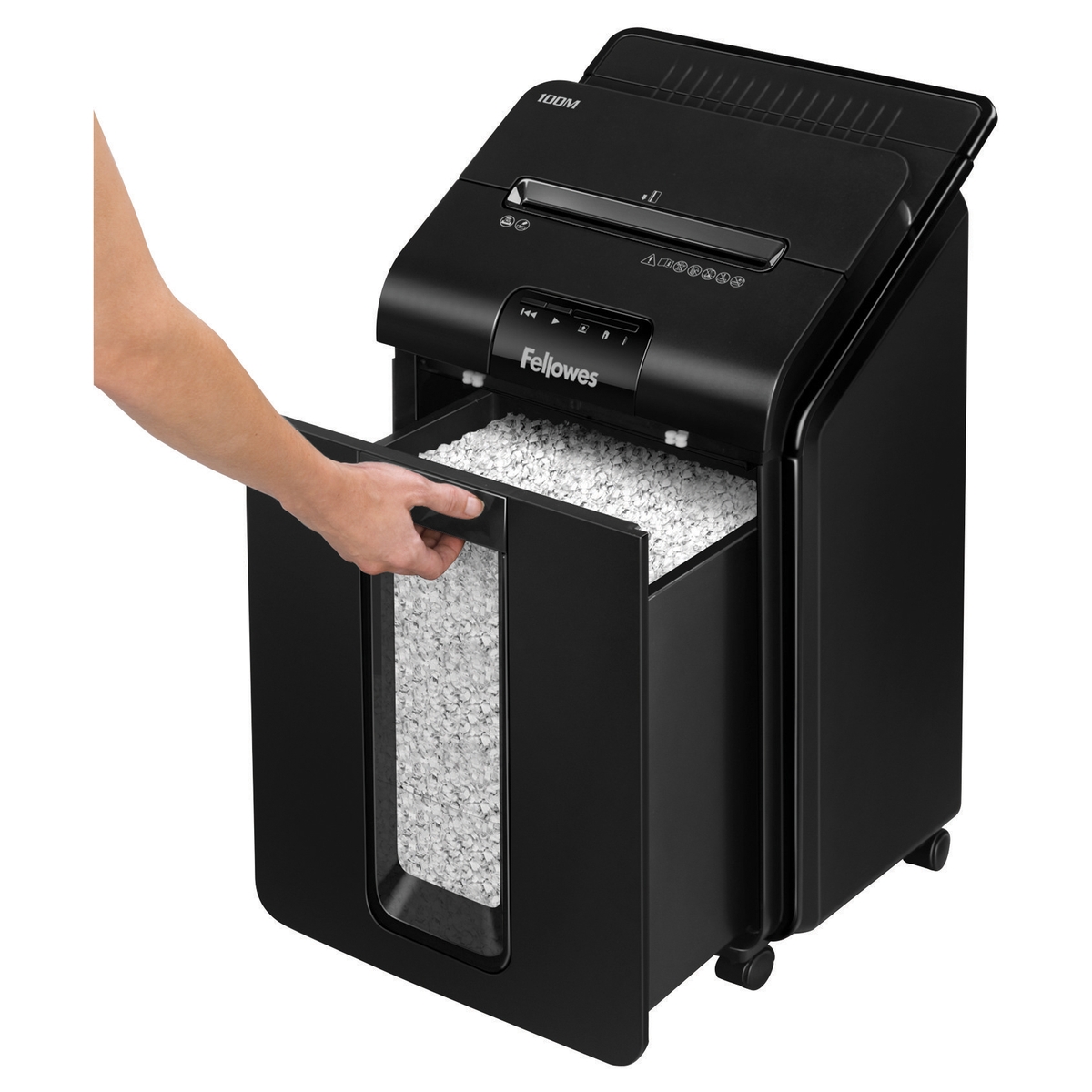 Corbeille extractible du destructeur FELLOWES AutoMax 100M