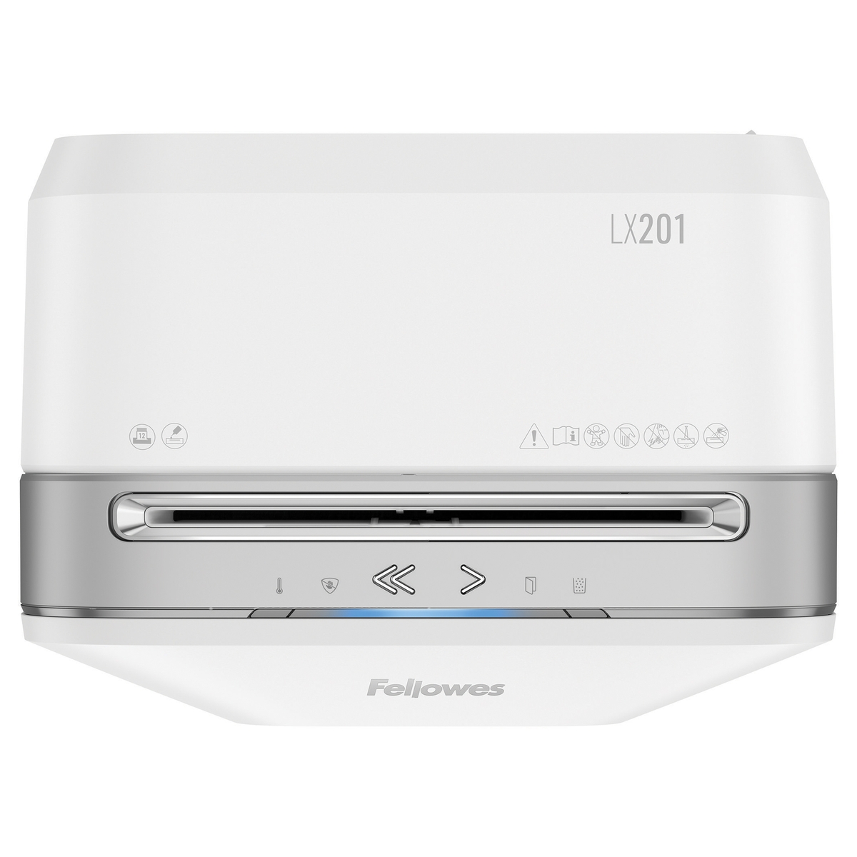 Panneau IntelliBAR du destructeur FELLOWES Powershred LX201 blanc