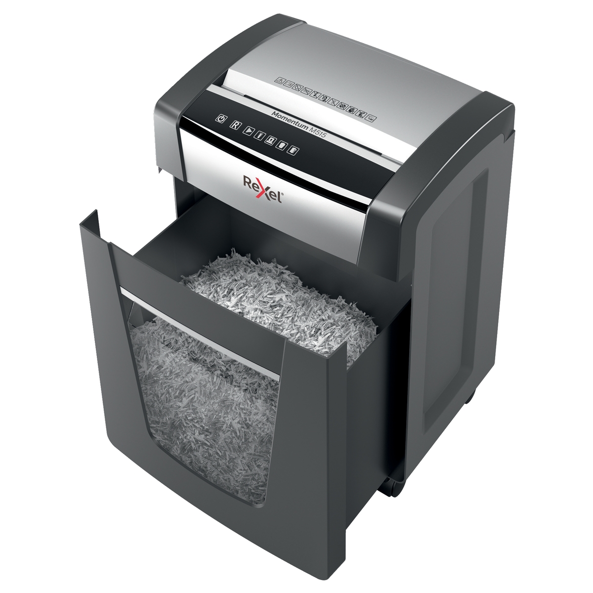 Corbeille tirée hors du destructeur REXEL Momentum M510