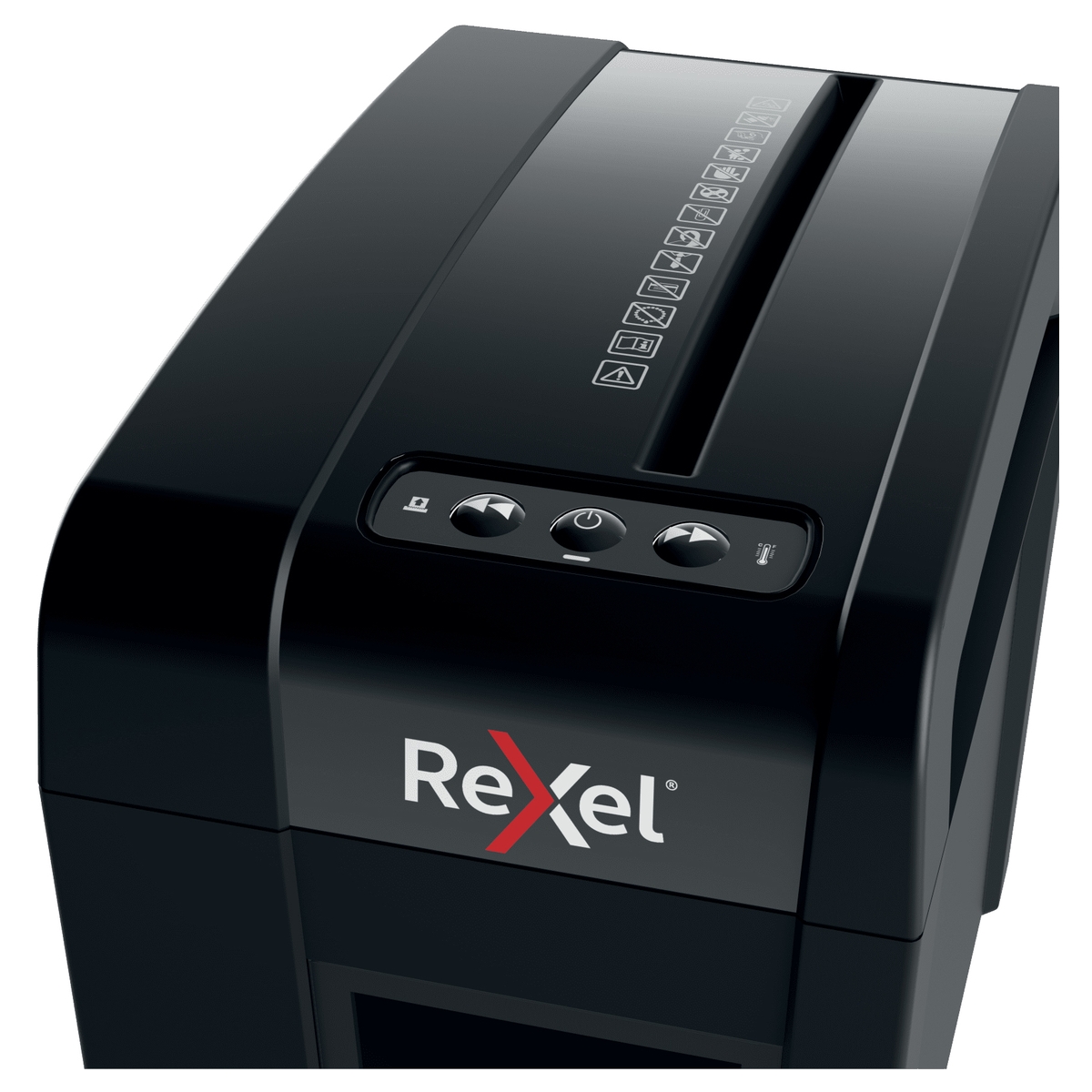 Commandes tactiles du destructeur REXEL Secure MC3