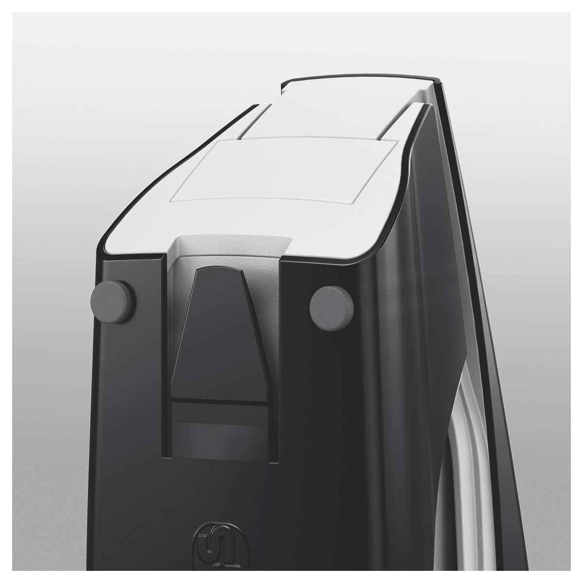 Ôte-agrafes intégré à l'arrière de l'agrafeuse de bureau LEITZ NeXXt 5502 rouge.