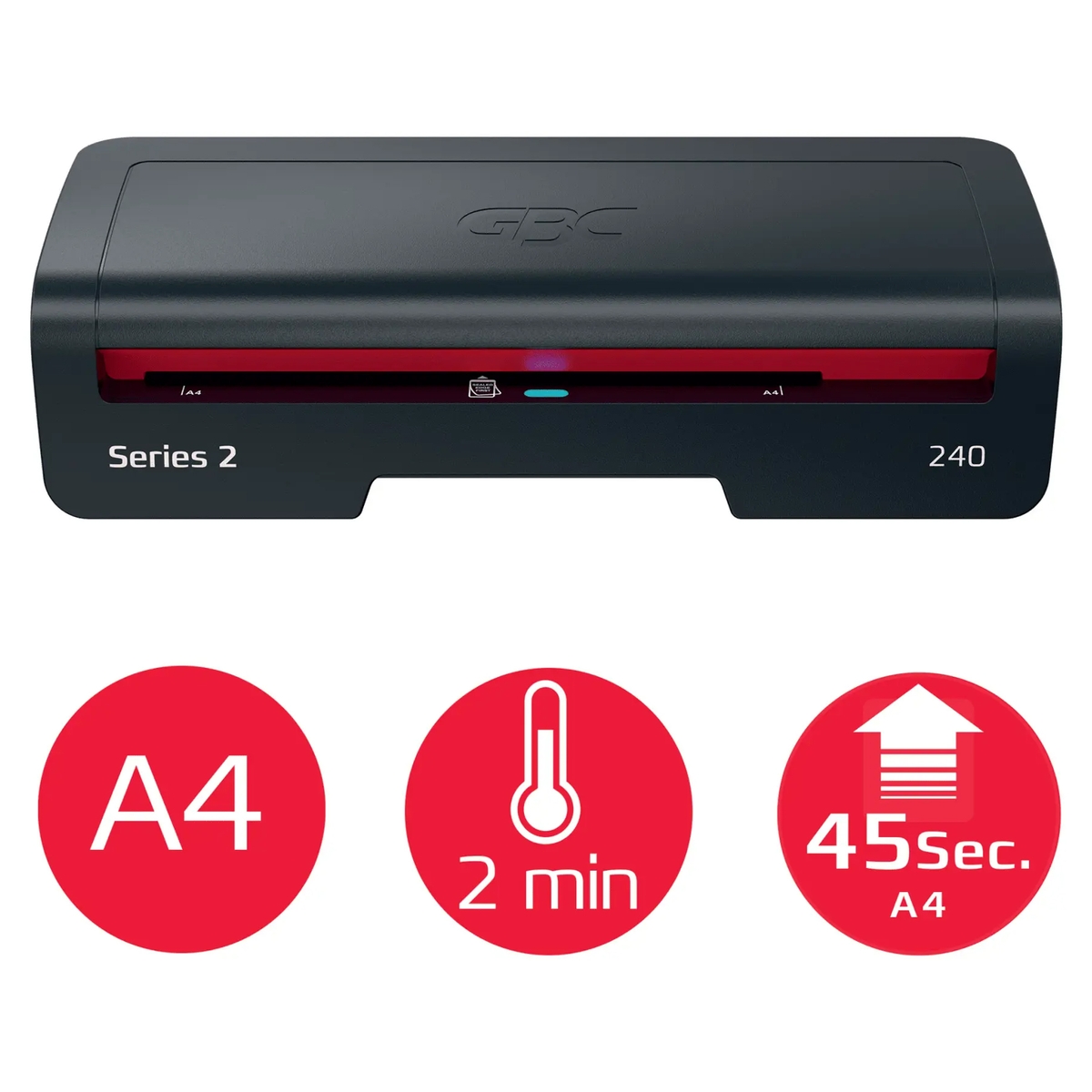La plastifieuse GBC 240 Home Office A4 de face