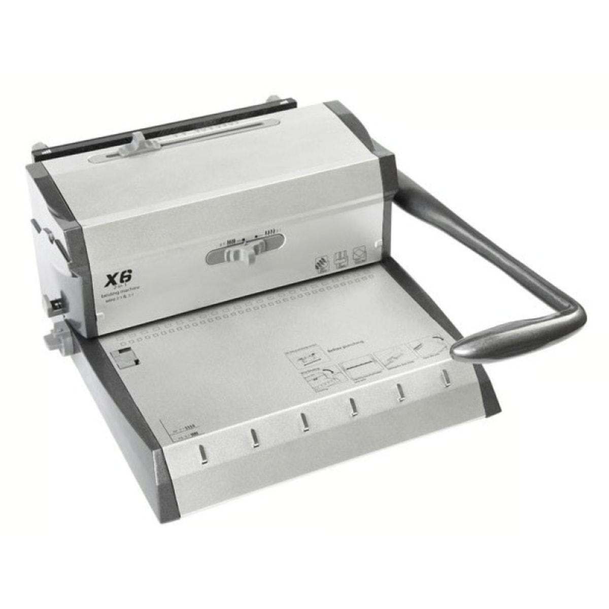 Le perforelieur vu de trois quarts, FALCON K X6