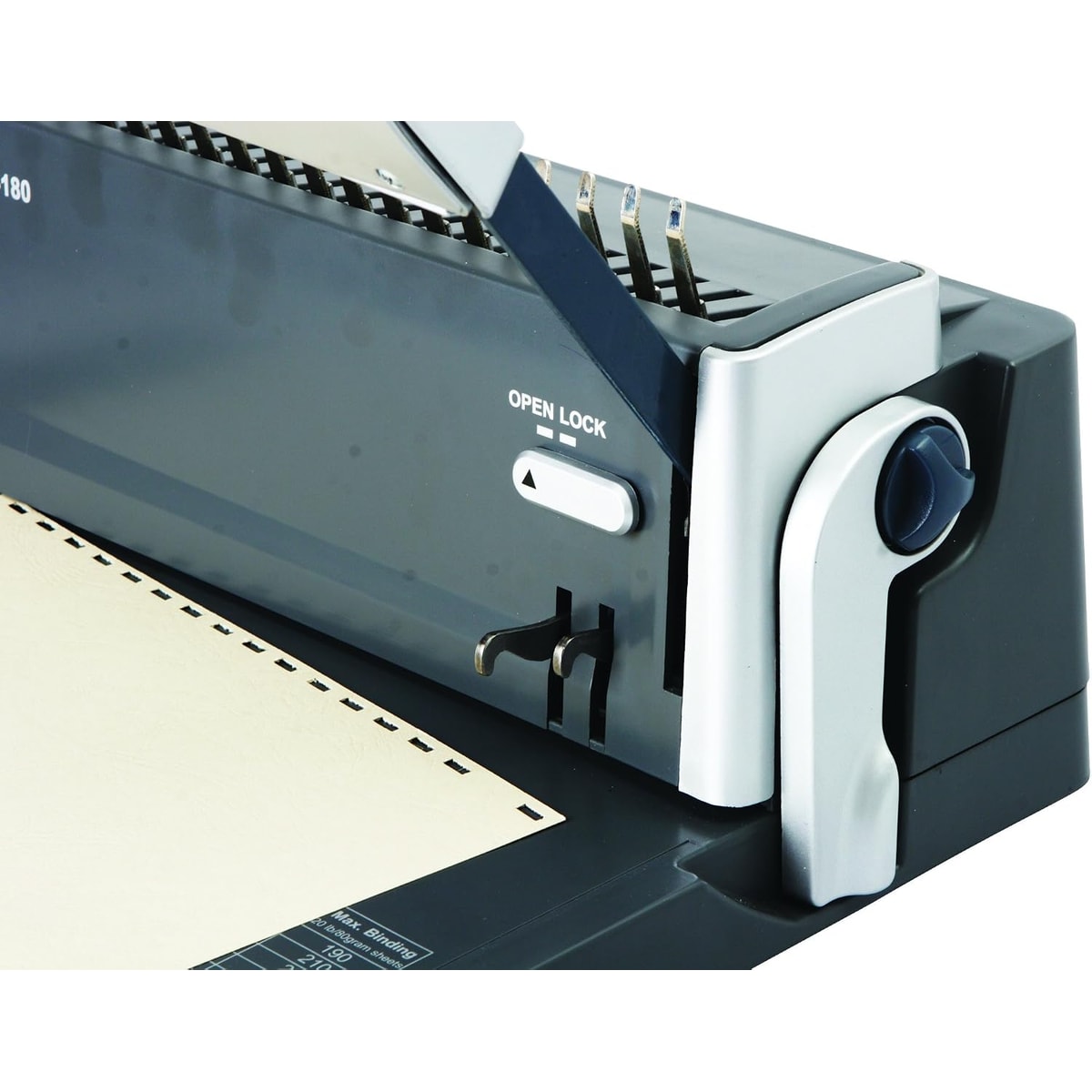 Le verrou du levier de perforation DSB CB-180